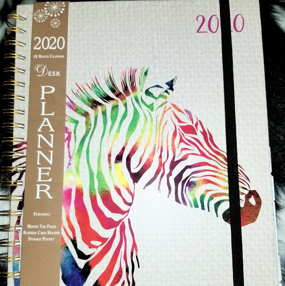 2020 Desk Planner, 18 Month Calendar